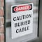 Signmission Caution Buried Cable Danger Sign, Vinyl Decal, 7in W x 10in L, 2PK OS-2PACK-DS-D-710-V-2277 - alternate 5